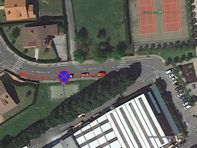 Inicio de las obras de cubrición de la pista de padel de Sodupe