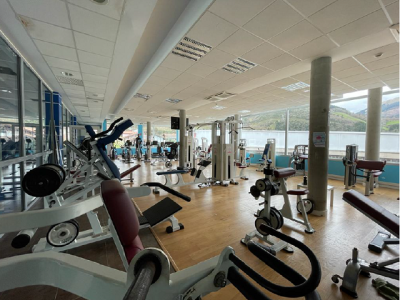 Cierre temporal del gimnasio del Kirolgüne para cambio de máquinas