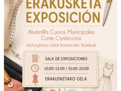 Exposición cursos municipales costura